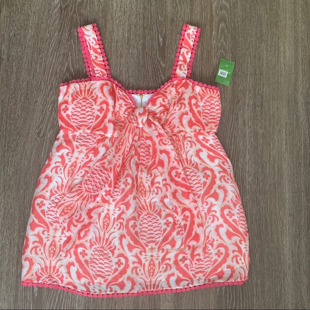 Kate Spade Pineapple Top With Scallop Edges